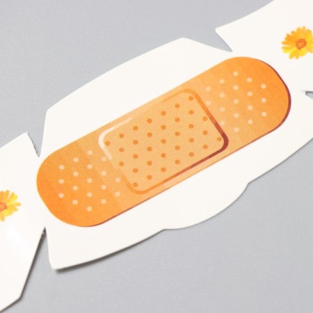 Tattoo on the body color "Fresh. Sukhotzet and adhesive plaster" 16x5 cm-2