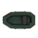 Yugana S-190 boat with strokes, olive color