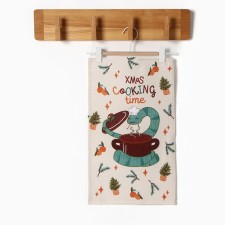 New Year. Symbol of the year. Snake. Towel of the Dolyana 