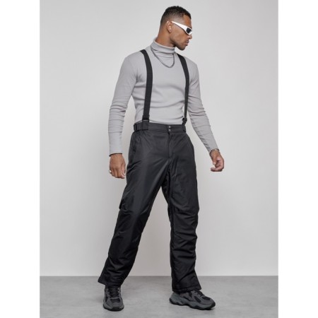 Semi -combinezone ski insulated male winter, size 52, black color-2