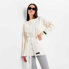 Jumper (longshilv) female Mist, size L-XL, milk color