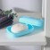 Plastic soap dish, 11 × 7.5 × 4 cm, color mix