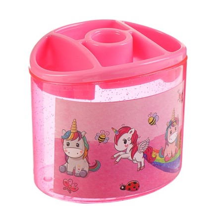 Tables of a desktop children's "unicorn" (stand+2 pencil+ruler+sharpener+eraser+notebook 8 sheets)-1