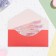 Envenue for money "money" gold on red, embossing, 16.5 x 8 cm