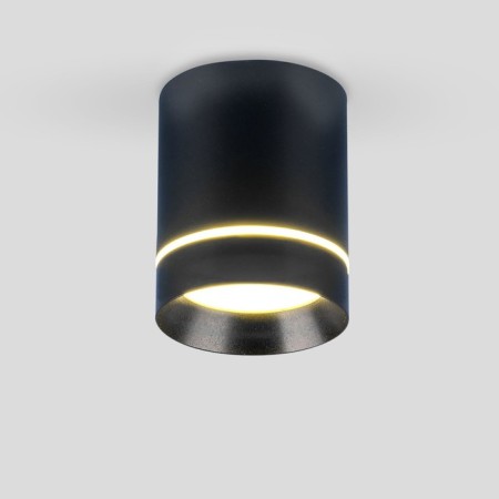 Ceiling accent light (SPOT) ELEKTROSTANDARD, Topper LED 9 W, 80x80x100 mm, IP20, black matte color