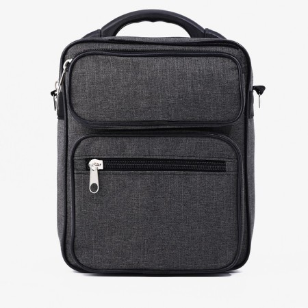Male bag, "ZFTS", black color-1