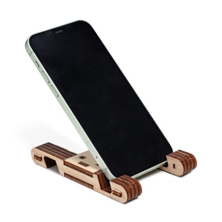 Drovo wooden designer, smartphone stand-3