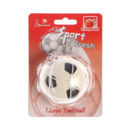 Suspended flavor, soccer ball, ripe strawberries-3