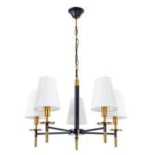 Suspended chandelier Arte Lamp Riccardo A4075LM-5BK, E14, 5x40 W, 52x52x47 cm, black