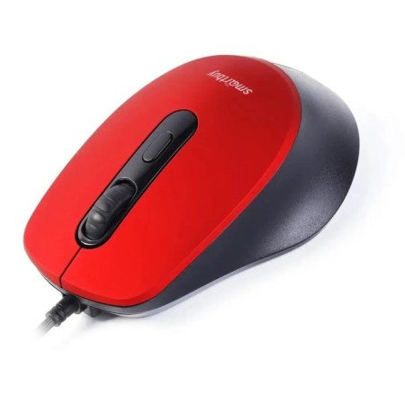 Mouse Smartbuy One 265-K, game, wired, optical, soundless, 2400 dpi, USB, red-4