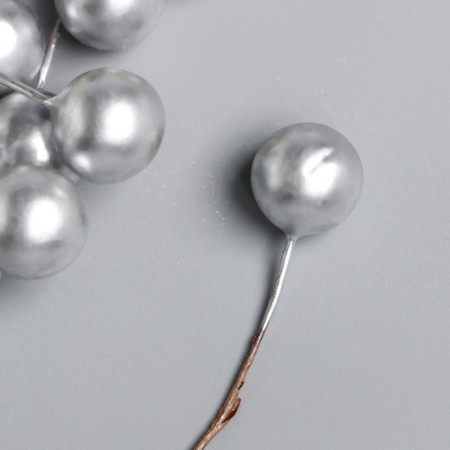 Stream for flowers "Ball silver" d = 1.2 cm 6x1.2x1.2 cm-1