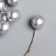 Stream for flowers "Ball silver" d = 1.2 cm 6x1.2x1.2 cm