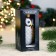 Christmas tree toy "owl" manual painting, 11 cm, white-gray