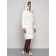 Coat insulated winter female, size 48, white color
