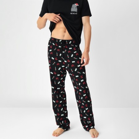 New Year. Pajama men's kaftan ho home, size 48-3