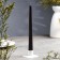 Antique candle, 2.3x 24.5 cm, 5 hours, 55 g, black