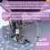 Foot for sewing machines, for a patchwork, with a guide