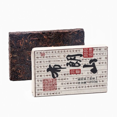 Chinese sustained tea "Shu Puer Bulang Shan", 250 g, 2020