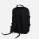 Young backpack from textiles on lightning, 3 pockets, black color