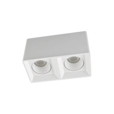 DK3085-WH Накладной поворотный светильник под сменную лампу SORO, IP20, 15W, GU5.3, LED, белый/белый