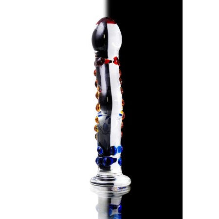 Unrealistic phallimitator Sexus Glass, glass, transparent, 20 cm-4