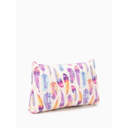Cosmetic bag with lightning, beige color/multi -colored-4