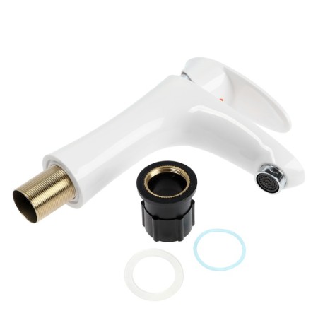Zein Z3659 sink mixer, single-leaf, pour height 12 cm, ABS plastic, chrome-4