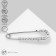 Pin "Classic" Solder, 4.5 cm, white color in silver