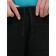 Pants for girls, height 116 cm, black color