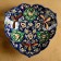 Rishtan ceramics "Flowers", 26 cm, blue