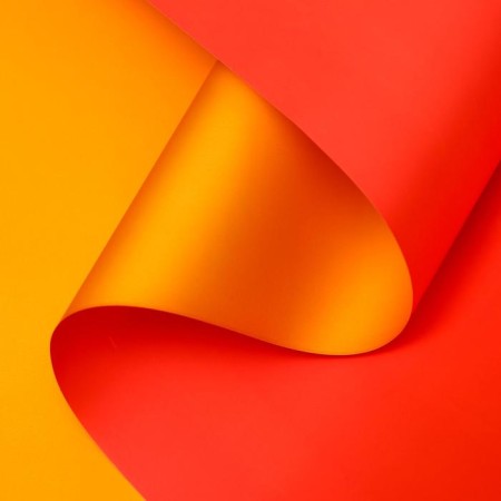 Matte, orange, red orange film, 0.58 x 10 m