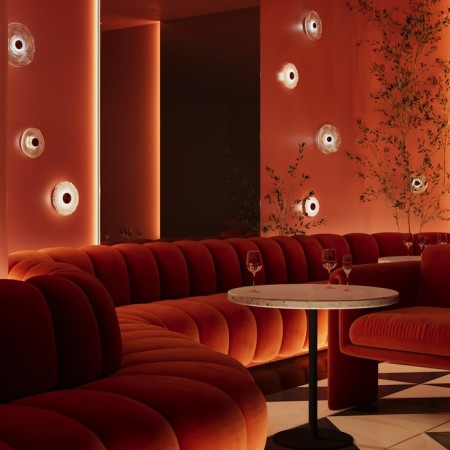 Bra Maytoni Mod343WL-L5BS3K Sparkle, 75x200x200 mm, LED, 5W, 250LM, 3000K, brass color-1
