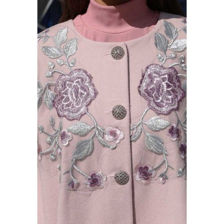 Female coat, size 48, pink color-10