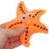 Rubber toy for the bath "Sea Star", 12 cm, crush me