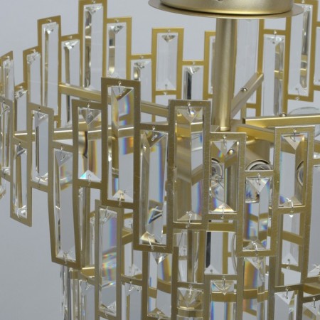Monarch chandelier, size 47x48x47 cm, 200W 5XE14 IP 20-11