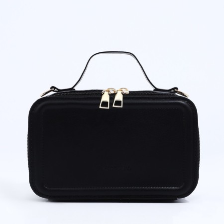 Bag Cross-Bodi with a zipper, black color
