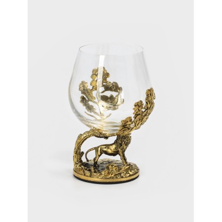 Cognac glass "Leo", 8.3 x 12.3, gold-3