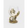 Cognac glass "Leo", 8.3 x 12.3, gold
