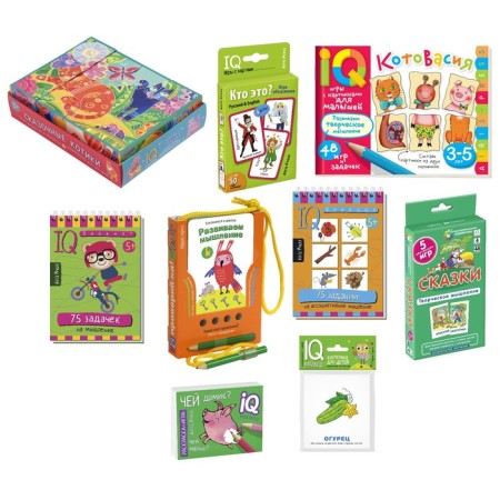 Package. The basic IQ-game set for the development of creative thinking-1