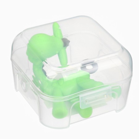 Silicone teether for teeth in the case "Girafics", color mix, crumb I-11