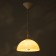 Lamp Bayerlux cap "Rocell" 1 lamp E27 40W White-Shampan d.250