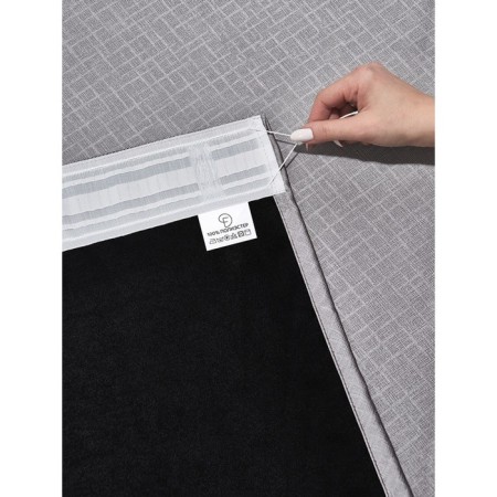 Decofest "Trinity" curtains, size 200x280 cm, color light gray-5