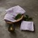 Trick Love Life Fringe, 30x60 cm, light-lavender color, 100% cotton, 380 g/m2