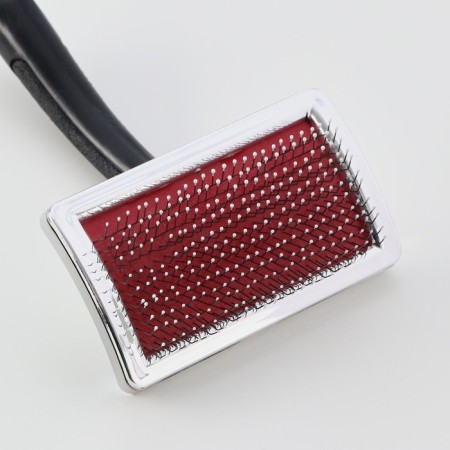 Brush - a packer for average animals, with drops, 85 x 46 mm, black-2