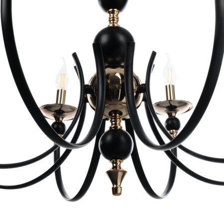 Venice chandelier 8he14 40w Black-gold 87x87x97 cm-7