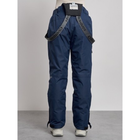 Semi-combinezone ski insulated female winter, size 48, dark blue color-7
