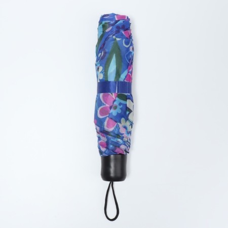 Mechanical “Flowers” ​​umbrella, 3 additions, 8 spokes, r = 48 cm, color mix-7