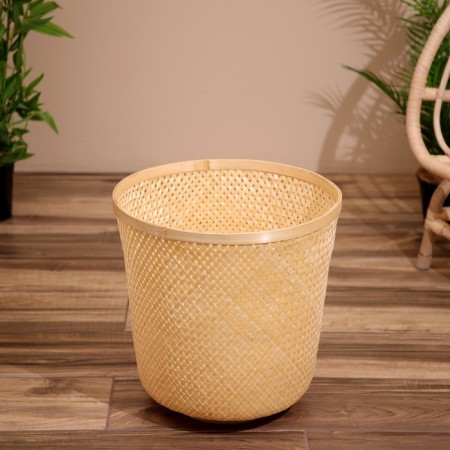 Wicker basket, from bamboo 40x40x43 cm-1