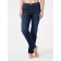 Women's jeans with a high landing CONTE Elegant Straight, size M, color Washed Indigo