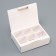 Box for 6 sweets, 13.7 x 9.85 x 3.85 cm. Confectionery packaging